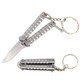 Quicky Keychain Butterfly Knife Mini Novelty Balisong Cool Gift