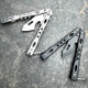 5.75″ Shark Balisong Butterfly Knife Bottle Opener