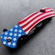 USA American Flag Patriotic "250 Years" Pocket Knife