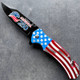 USA American Flag Patriotic "250 Years" Pocket Knife