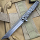 8.5" Dragon Stonewash Tanto Blade Pocket Knife