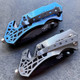 6" Spider Design Spring Assisted Pocket Knife