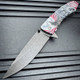 Stonewashed Wolf Pocket Knife