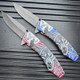 Stonewashed Wolf Pocket Knife
