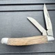 6" Rite Edge Wood Handle Steel 2 Bladed Pocket Knife