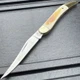 Rite Edge Bone Handle Toothpick Manual Folding Pocket Knife