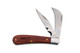 Rite Edge Laser Etched Wood Pruning 2 Bladed Folding Pocket Knife
