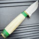 Green Mosiac Hunter Fixed Blade