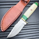 Green Mosiac Hunter Fixed Blade