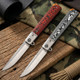 D2 Ball Bearing Micarta Folding Pocket Knife