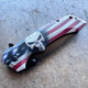 8.25 American USA FLAG Spring Assisted Folding Open POCKET KNIFE Skull
