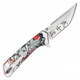 Wartech 7.75" Silver Samurai Pocket Knife