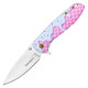 Sweet Treats - 7.5" Pink Frosted Waffle Sprinkles Pocket Knife