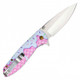 Sweet Treats - 7.5" Pink Frosted Waffle Sprinkles Pocket Knife