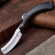 8" Buckshot Straight Razor (Black)