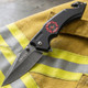 8" Wartech - Stonewashed Fire Dept Pocket Knife