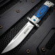 Sigma Ball Bearing Pocket Knife Blue Micarta