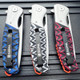 Sigma Ball Bearing Flipper Knife - Micarta Handle