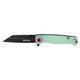 Sigma Wharncliffe Blade G10 Handle Ball Bearing Flipper Pocket Knife - Jade Color