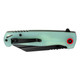 Sigma Wharncliffe Blade G10 Handle Ball Bearing Flipper Pocket Knife - Jade Color