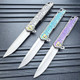 Heavy Duty Floral Spring Assisted Folding Pocket Knife