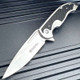 Sigma Chrome Mirror Ball Bearing Carbon Fiber Folding Pocket Knife