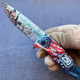 USA 250th Anniversary Folding Pocket Knife - American Flag - Presidents Cool Gift