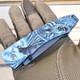 8.5" Dark Moon Wolf Spring Assisted Folding Pocket Knife