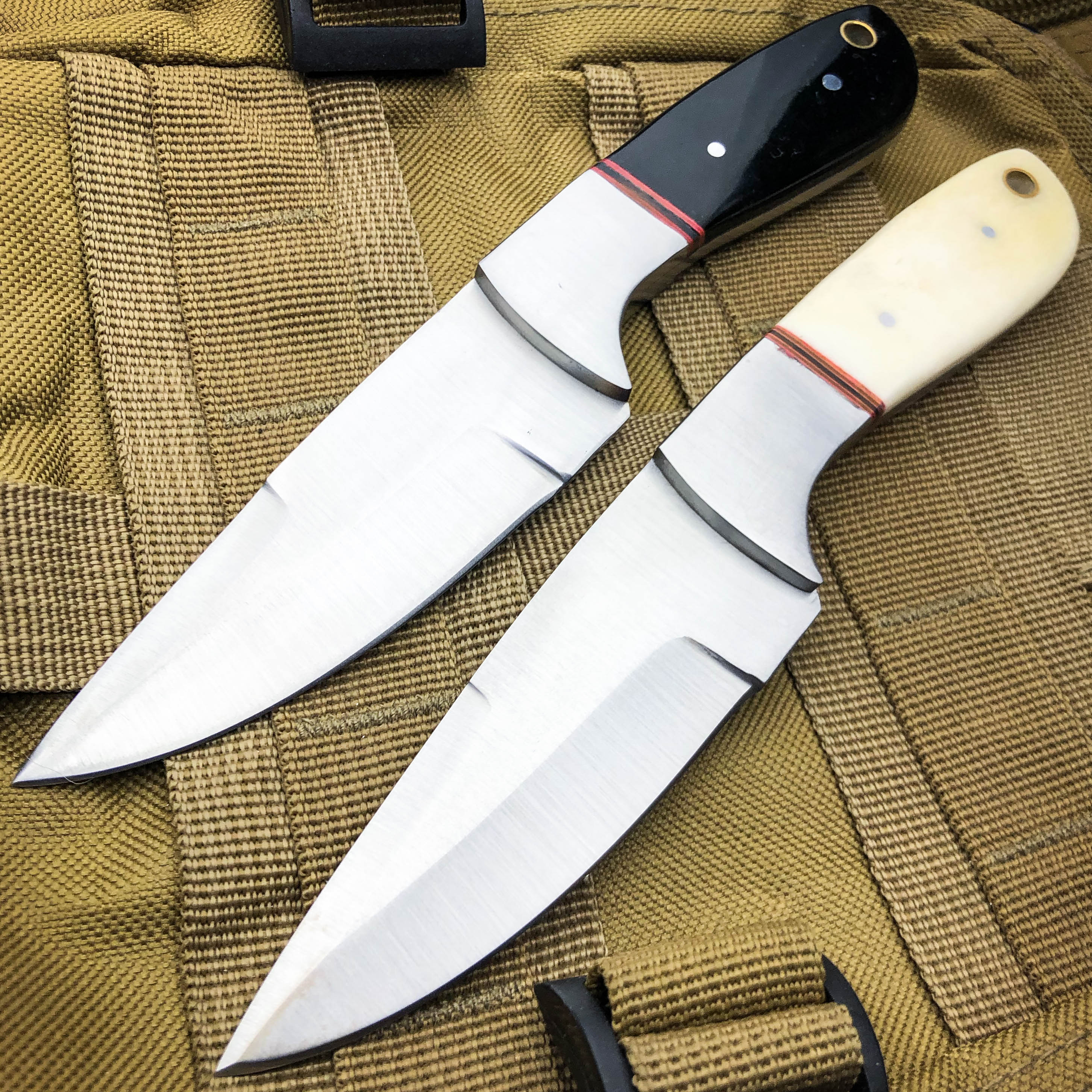 7 5 Tactical Skinning Hunting Survival Fixed Blade Camping Full Tang Knife New Megaknife