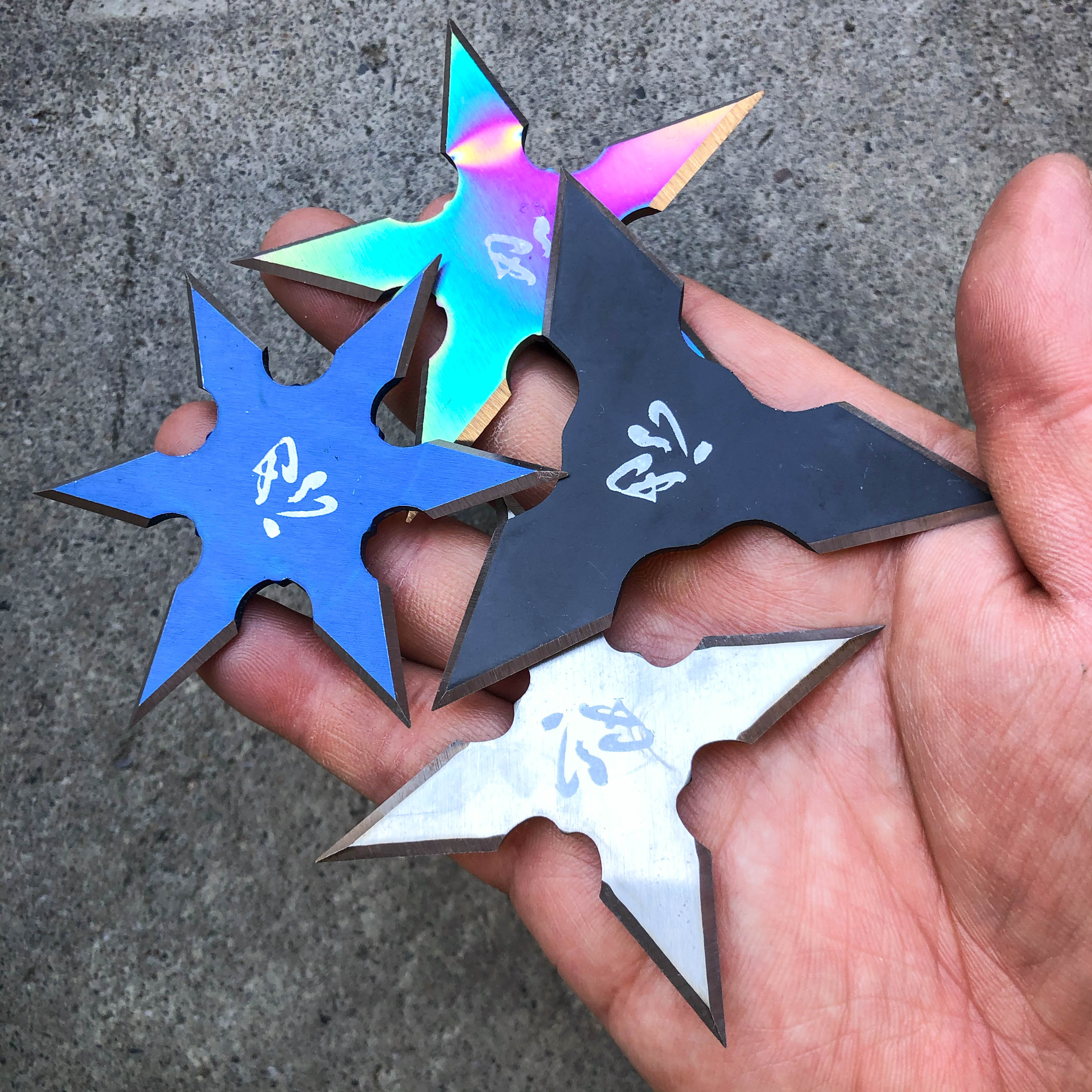 Set of 12 Ninja Rubber Throwing Stars - Walmart.com