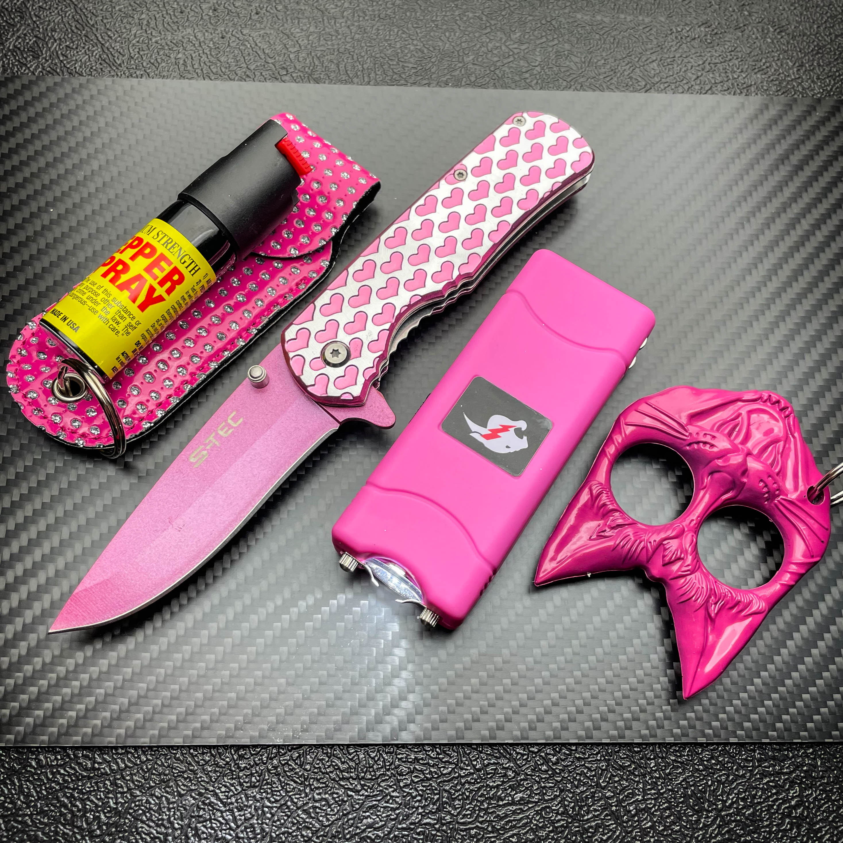 Pink Ladies Self Defense Set Megaknife