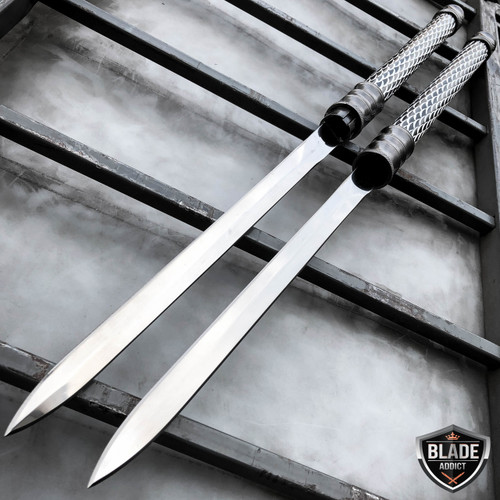 25 Ninja Samurai Dual Blade Twin Concealed Swords Katana Japanese Combat Cosplay New Set Megaknife 25 Ninja Samurai Dual Blade Twin Concealed Swords Katana Japanese Combat Cosplay New Set Megaknife