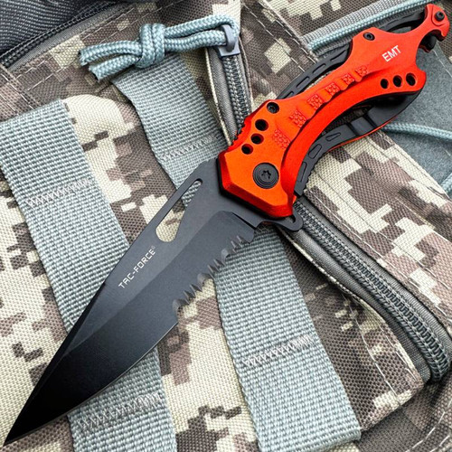 Tac Com Spring TAC FORCE SPRING ASSISTED TACTICAL FOLDING KNIFE Blade Open Pocket NEW ...