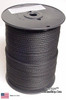 Antenna Support Rope, 3/16" 500', Black, Round, 100% Dacron Polyester Rope