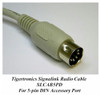 Tigertronics Signalink SLCAB5PD Cable - This radio cable is compatible with virtually any radio that has an 5-pin DIN Accy Port. This includes many Yaesu and Ten-Tec radios, and well as some from other manufacturers.