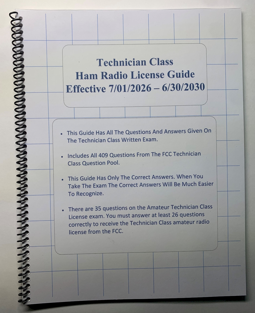 Latest Technician Class Ham Radio License Guide Effective 7/01/2026 – 6/30/2030