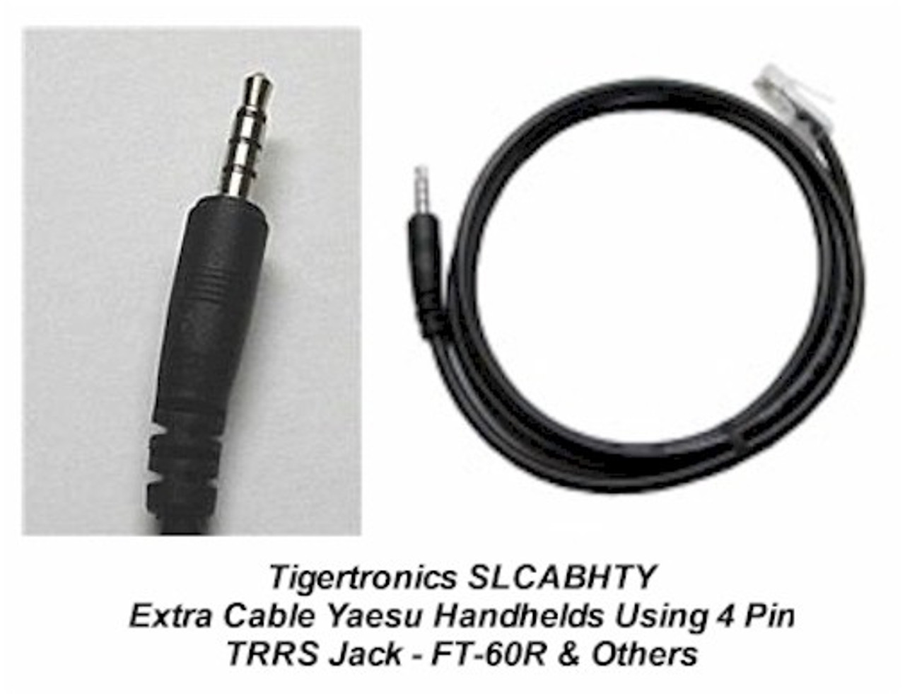 Signalink SLCABHTY Cable - This radio cable is compatible with the Elecraft K3's rear panel Audio In/Out and PTT jacks only.