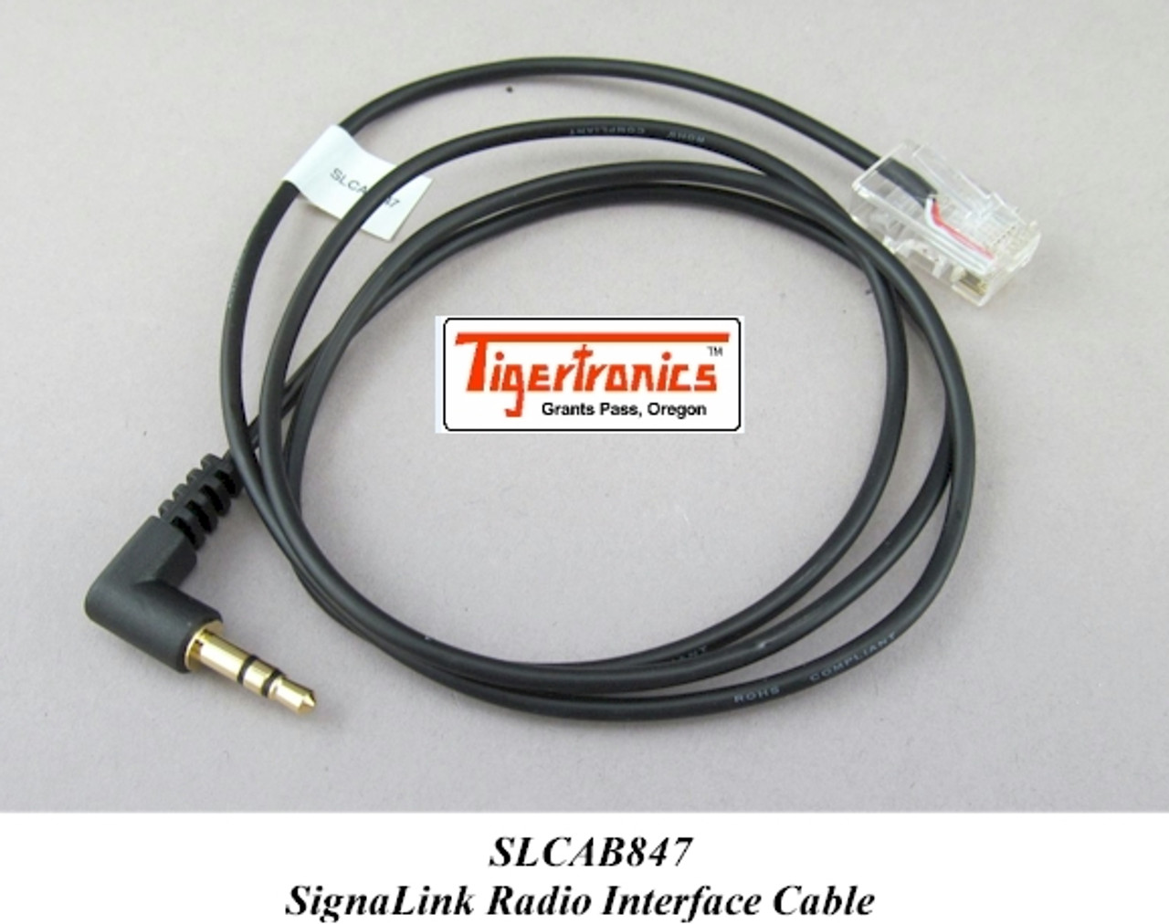 SLCAB847 Cable -This cable is compatible with the Yaesu FT-847's rear panel "Data I/O" jack for HF operation only