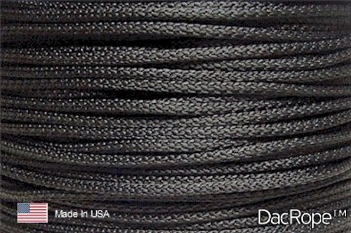 Antenna Support Rope, 1/8" 100', Black, Round, 100% Dacron Polyester Rope Antenna Support Rope, 1/8" 100', Black, Round, 100% Dacron Polyester Rope
