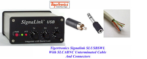 Tigertronics, SLUSBSWL For Short Wave Listener or Scanners. SLCABNC Cable Included