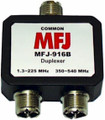 MFJ-916B, 1.8-225, 350-540 MHZ DUPLEXER, ALL SO-239