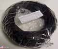 Antenna Support Rope, 1/8" 300', Black, Round, 100% Dacron Polyester Rope