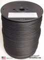 Antenna Support Rope, 3/16" 600', Black, Round, 100% Dacron Polyester Rope