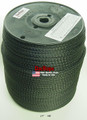 Antenna Support Rope, 1/4" 500', Black, Round, 100% Dacron Polyester Rope