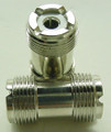 ONE - DOUBLE FEMALE UHF BARREL CONNECTOR, PL-258