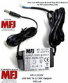 MFJ-1312DX, Power Supply, AC Adapter, 230 VAC to 12 VDC, 500 MA