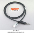 SLCABVXY Cable - The SignaLink USB p/n SLUSBVXY is compatible with Yaesu HTs that use a threaded 4-pin TRRS Mic/Speaker plug. 