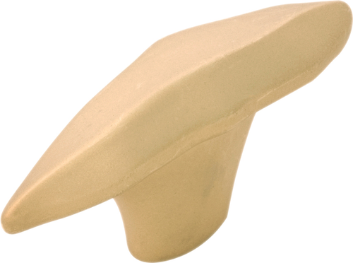 Willow Collection Knob 2-1/8'' X 5/8'' Flat Ultra Brass Finish H076653-FUB