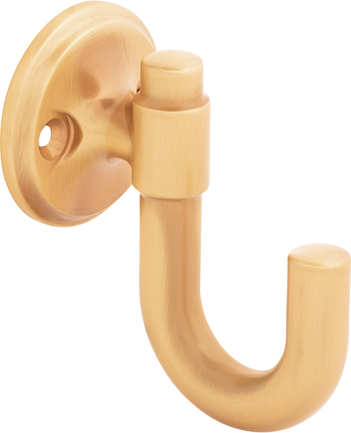 Piper Collection Hook 1-1/8'' cc Brushed Golden Brass Finish H077859BGB