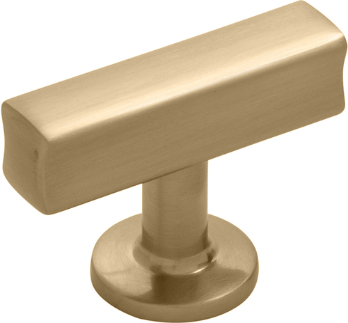 Woodward Collection T-Knob 1-15/16'' x 15/16'' Champagne Bronze Finish H077878CBZ